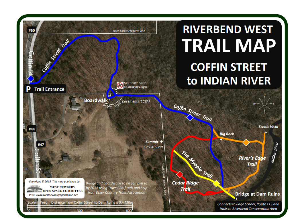 Map of Riverbend West Trails